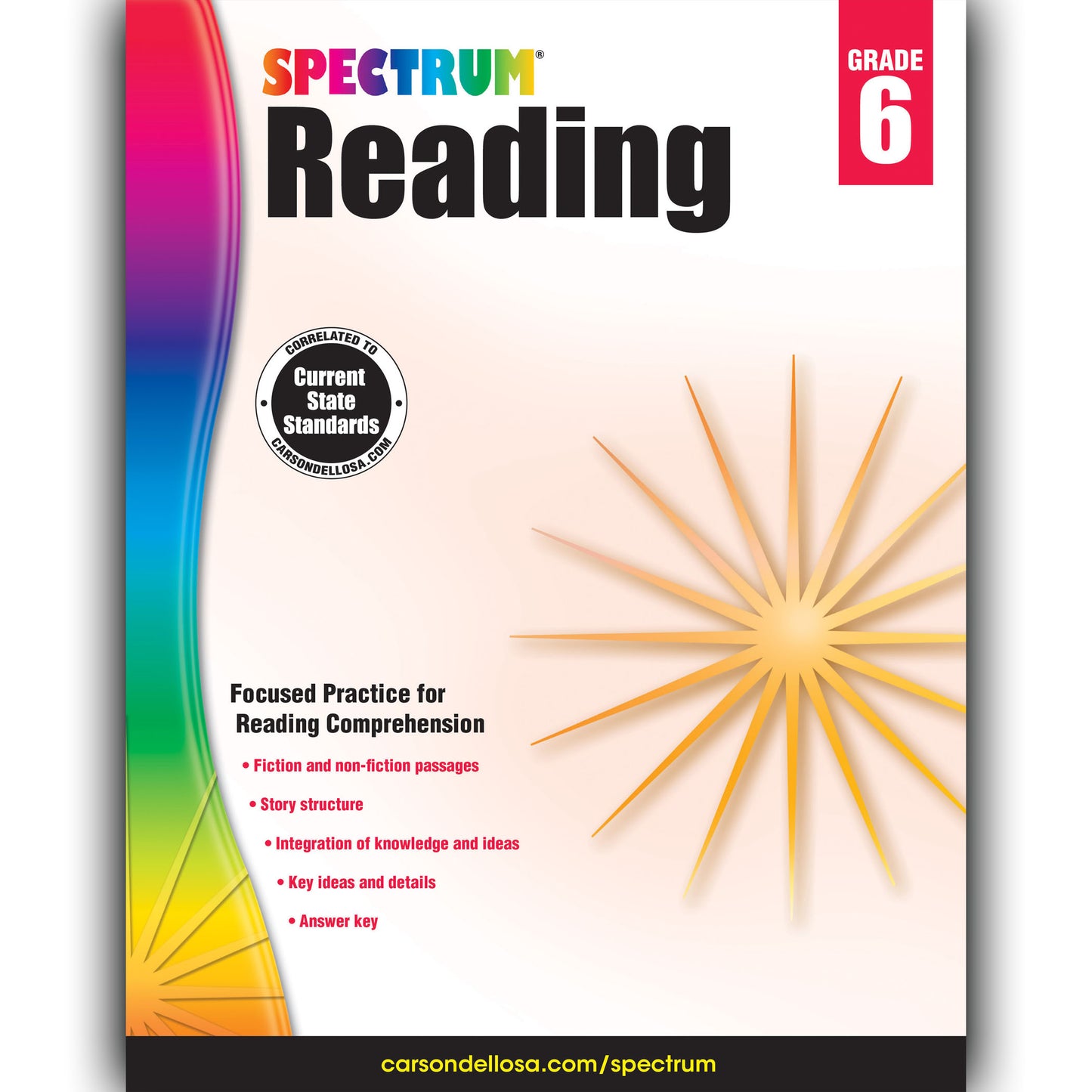 Reading Workbook, Grade 6, Paperback