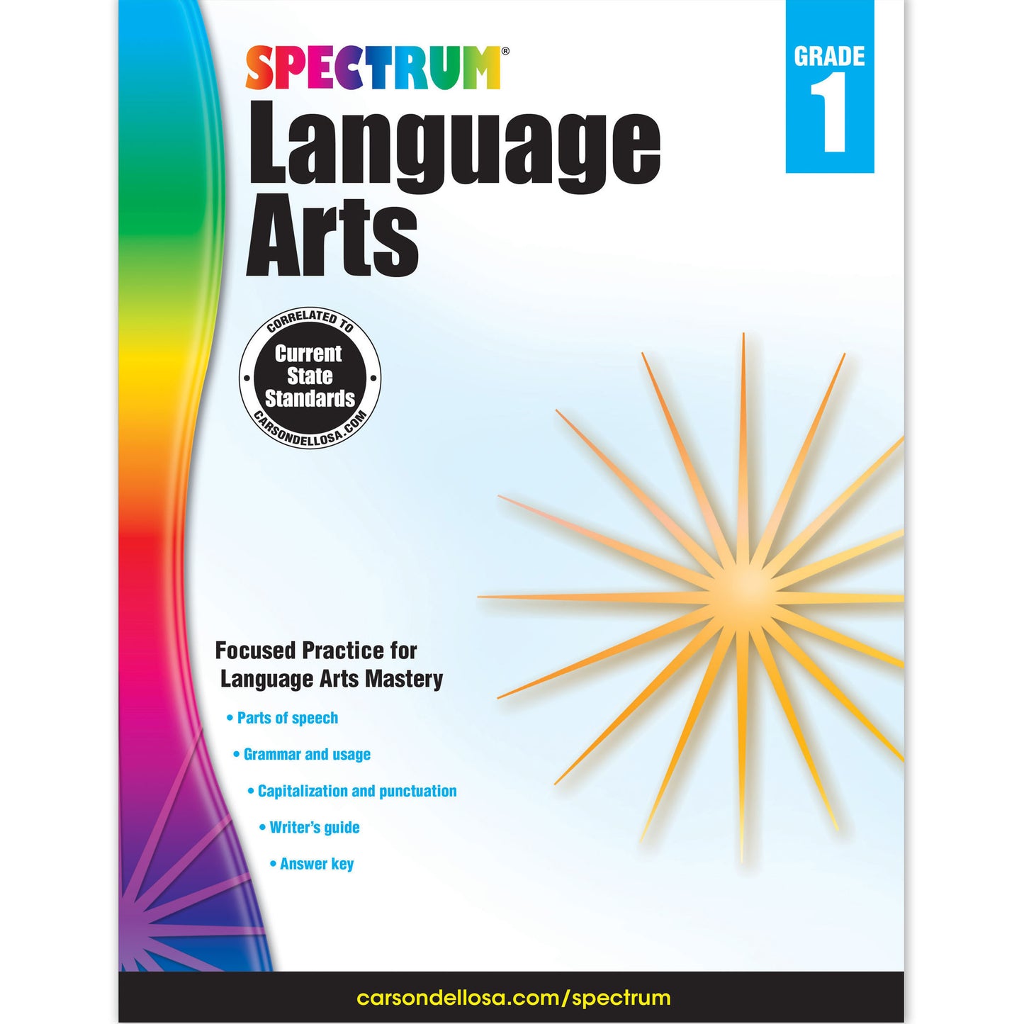 Language Arts Workbook, Grade 1, Paperback