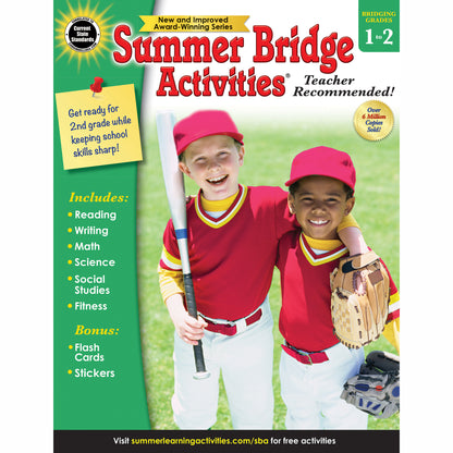 Summer Bridge Activities® Workbook, Grade 1-2, Paperback