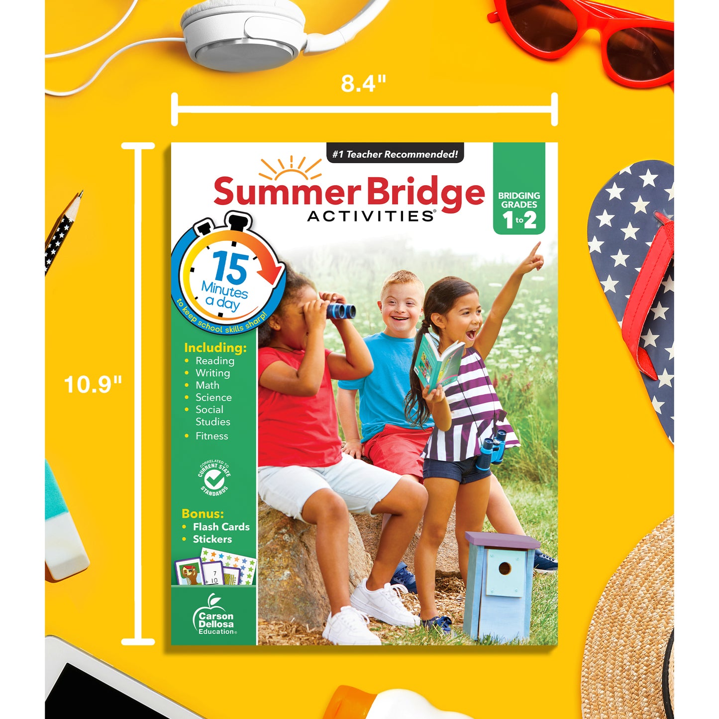 Summer Bridge Activities® Workbook, Grade 1-2, Paperback