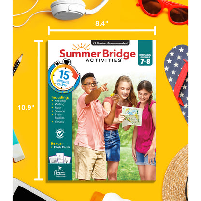 Summer Bridge Activities® Workbook, Grade 7-8, Paperback