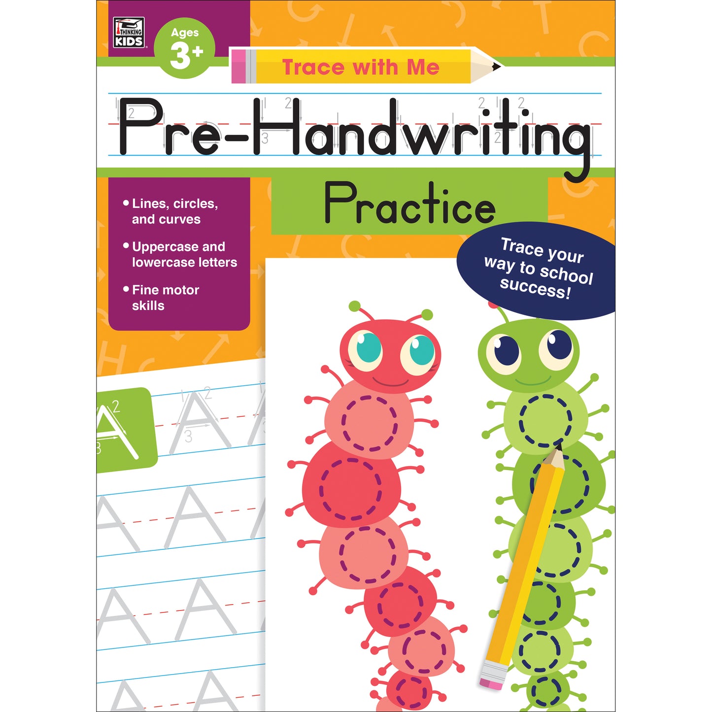 Pre-Handwriting Practice Activity Book, Grade Preschool-2