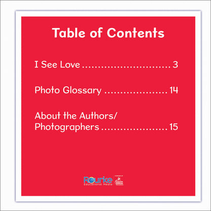 I See Love Reader, Grade PK-2, Paperback