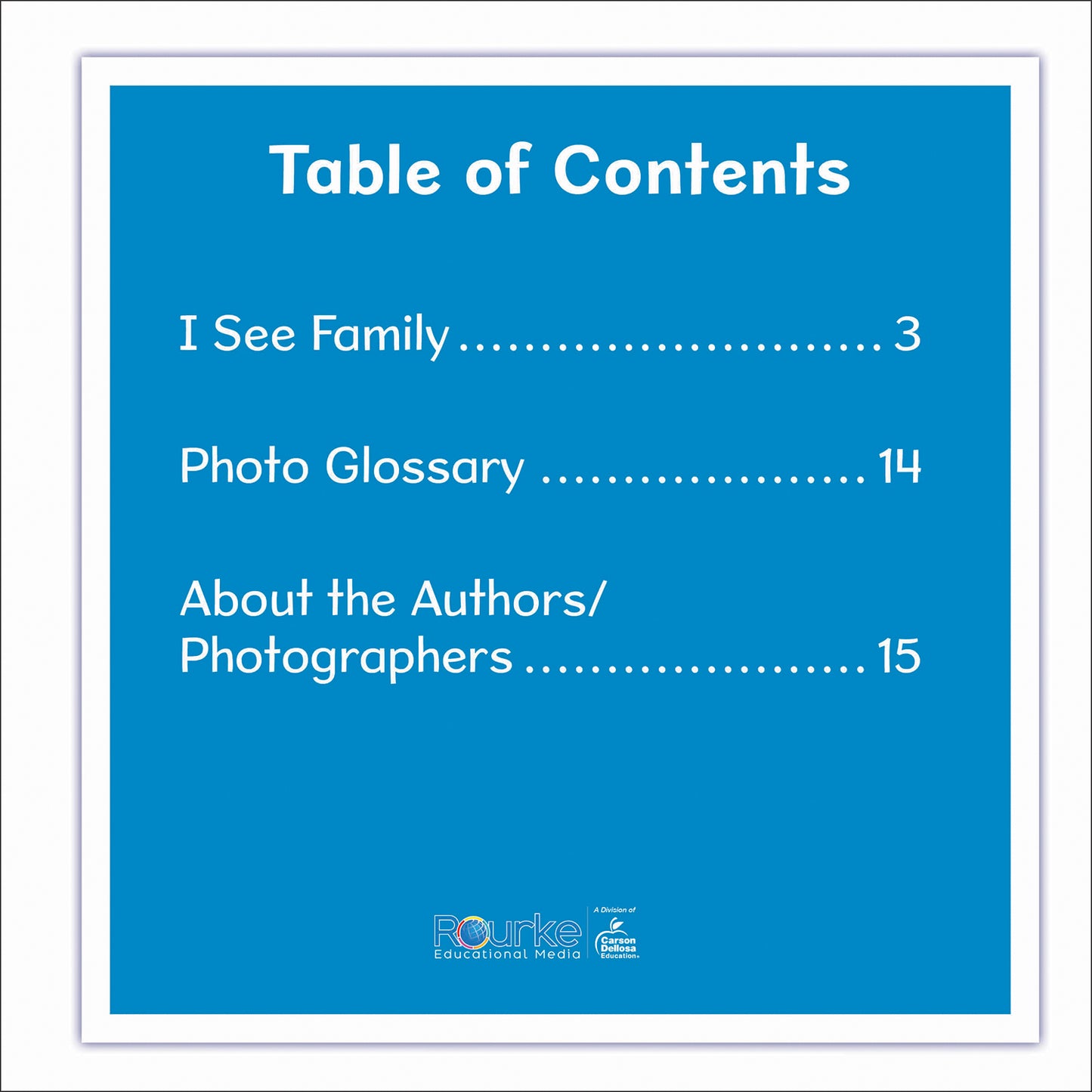 I See Family Reader, Grade PK-2, Paperback