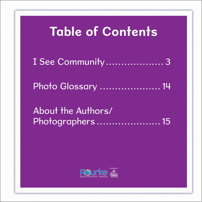 I See Community Reader, Grade PK-2, Paperback