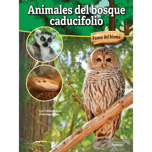 Animales del bosque caducifolio Paperback