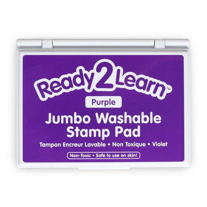 Jumbo Washable Stamp Pad - Purple - 6.2"L x 4.1"W - Pack of 2