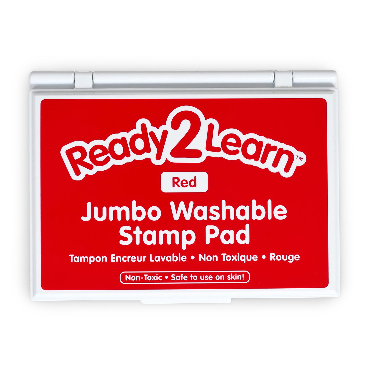 Jumbo Washable Stamp Pad - Red - 6.2"L x 4.1"W - Pack of 2