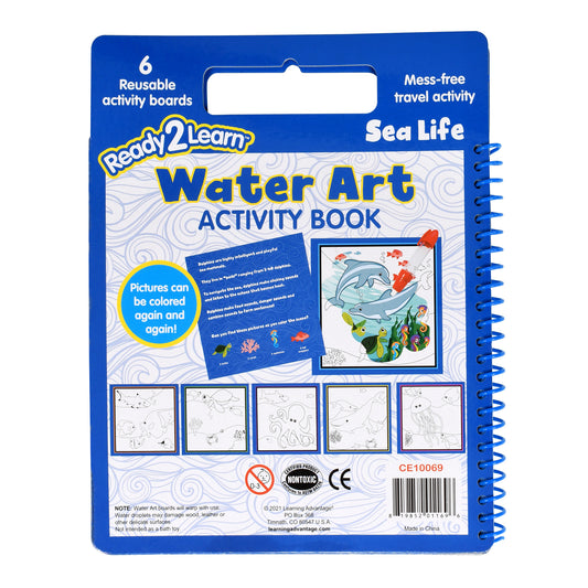 Water Art Activity Book - Sea Life