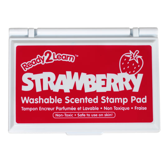 Washable Stamp Pad - Strawberry Scent, Red