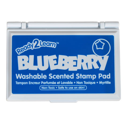 Washable Stamp Pad, Blueberry Scented, Blue