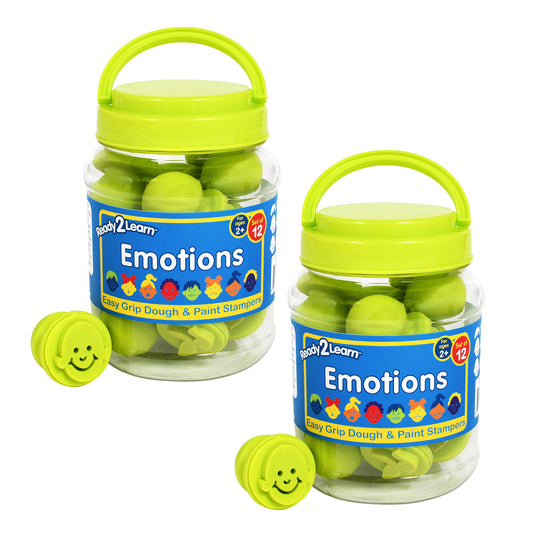 Easy Grip Stampers - Emotions - 12 Per Set - 2 Sets