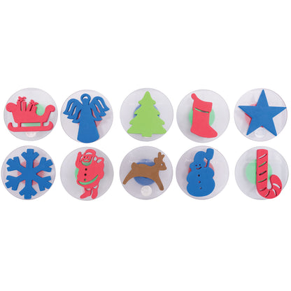 Giant Stampers - Christmas Shapes - 10 Per Set - 2 Sets