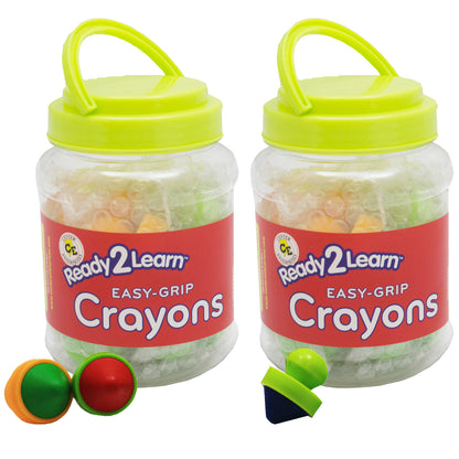 Easy Grip Crayons - 6 Per Set - 2 Sets