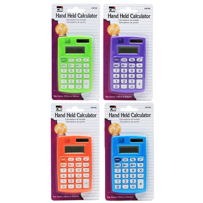 Primary Calculator 8 Digit Display, Pack of 12