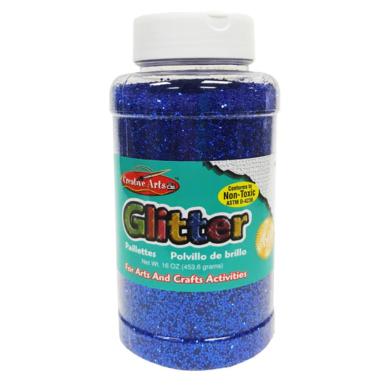 Blue Glitter Bottle 16 Oz., Pack of 3