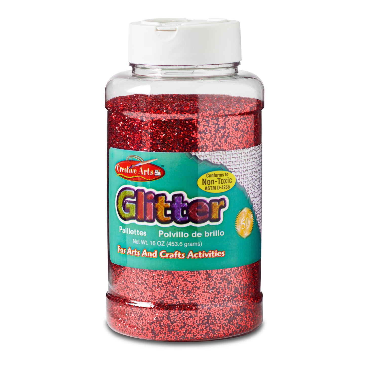 Red Glitter, 16 oz., Pack of 3