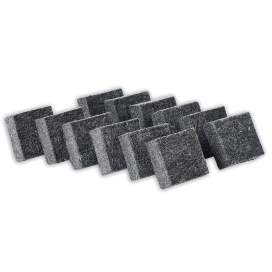 Multi-Purpose Felt Erasers, 2", 12 Per Pack, 3 Packs