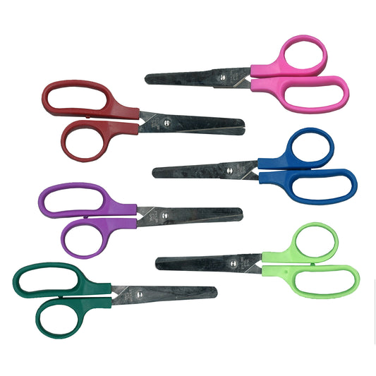 Children's Scissors, 5", Blunt Tip, Assorted Colors