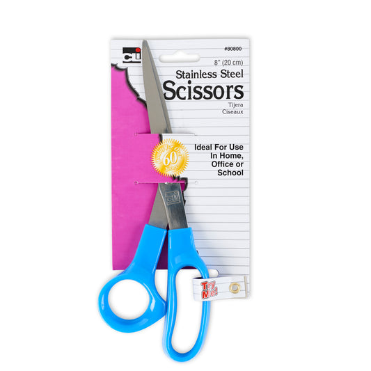 Economy Scissors, 8", Bundle of 24