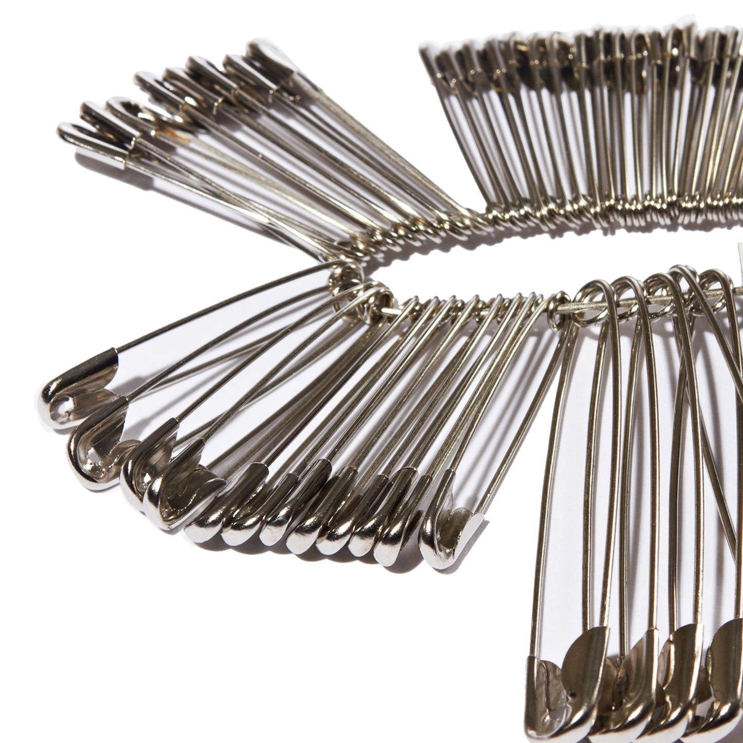 Safety Pins, Assorted Sizes, 50 Per Pack, 12 Packs