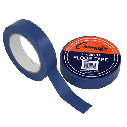 Floor Marking Tape, Blue, 1" X 36 yd, 6 Rolls