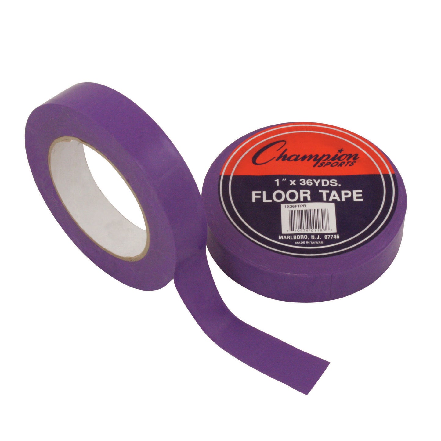 Floor Marking Tape, 1" x 36 yd, Purple, 6 Rolls