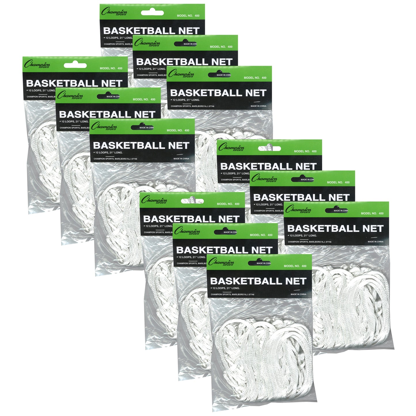 Economy Basketball Net, 4mm, Pack of 12