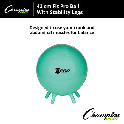 FitPro Ball with Stability Legs, 42cm