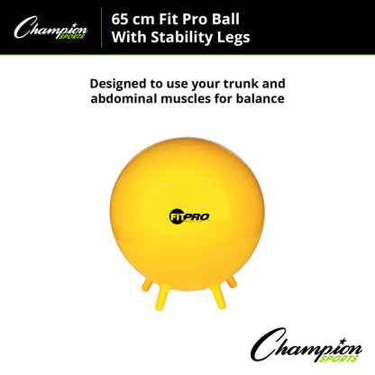 FitPro Ball with Stability Legs, 65cm