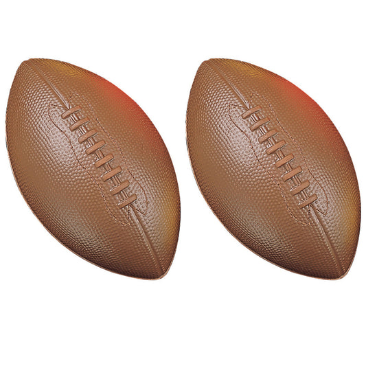 Coated High Density Foam Football, 2/Pack