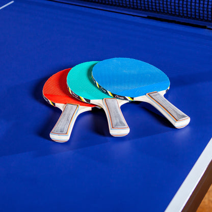Rubber Face Table Tennis Paddle, 5-Ply, Pack of 6