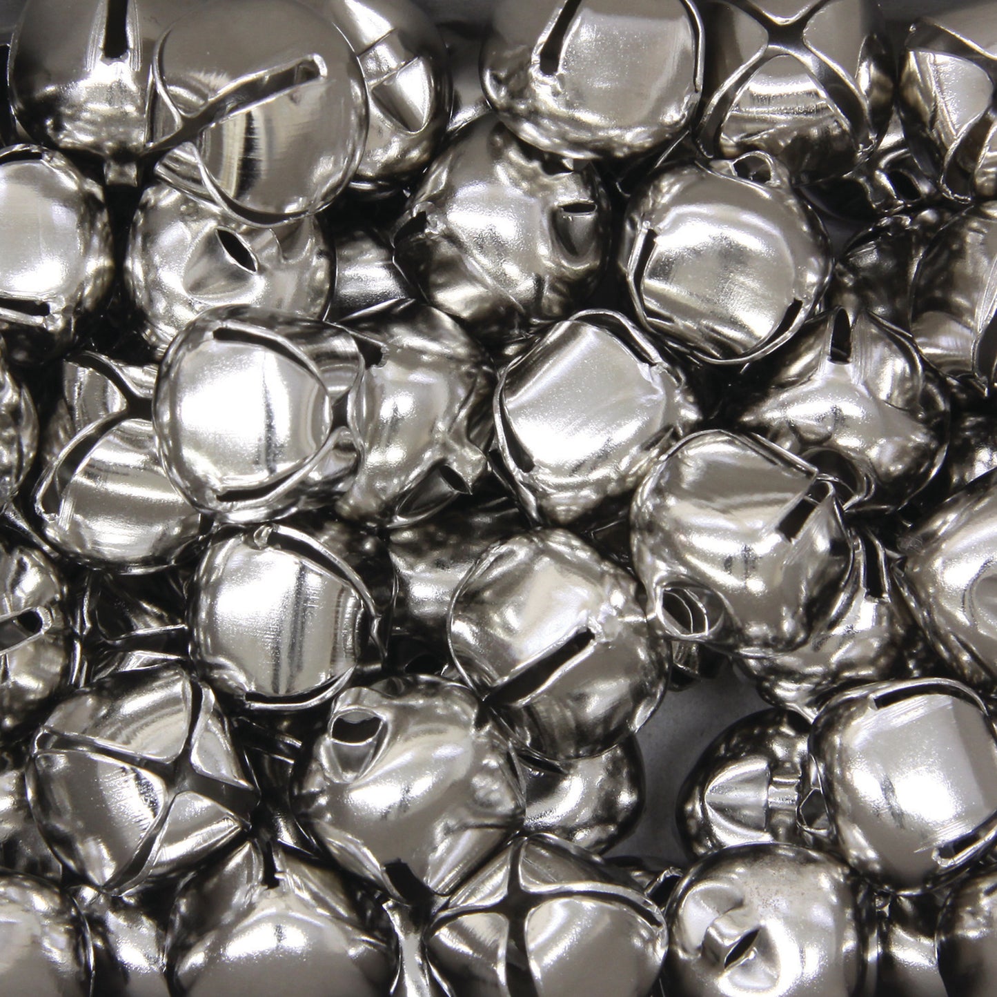 Jingle Bells, Silver, 5/8", 72 Count