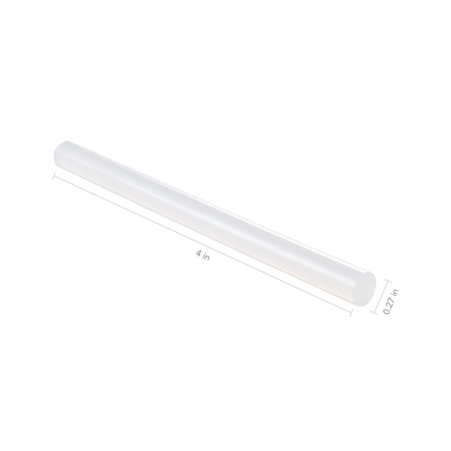 Hot Glue Sticks, Clear, 4" x 0.3125", 12 Per Pack, 12 Packs