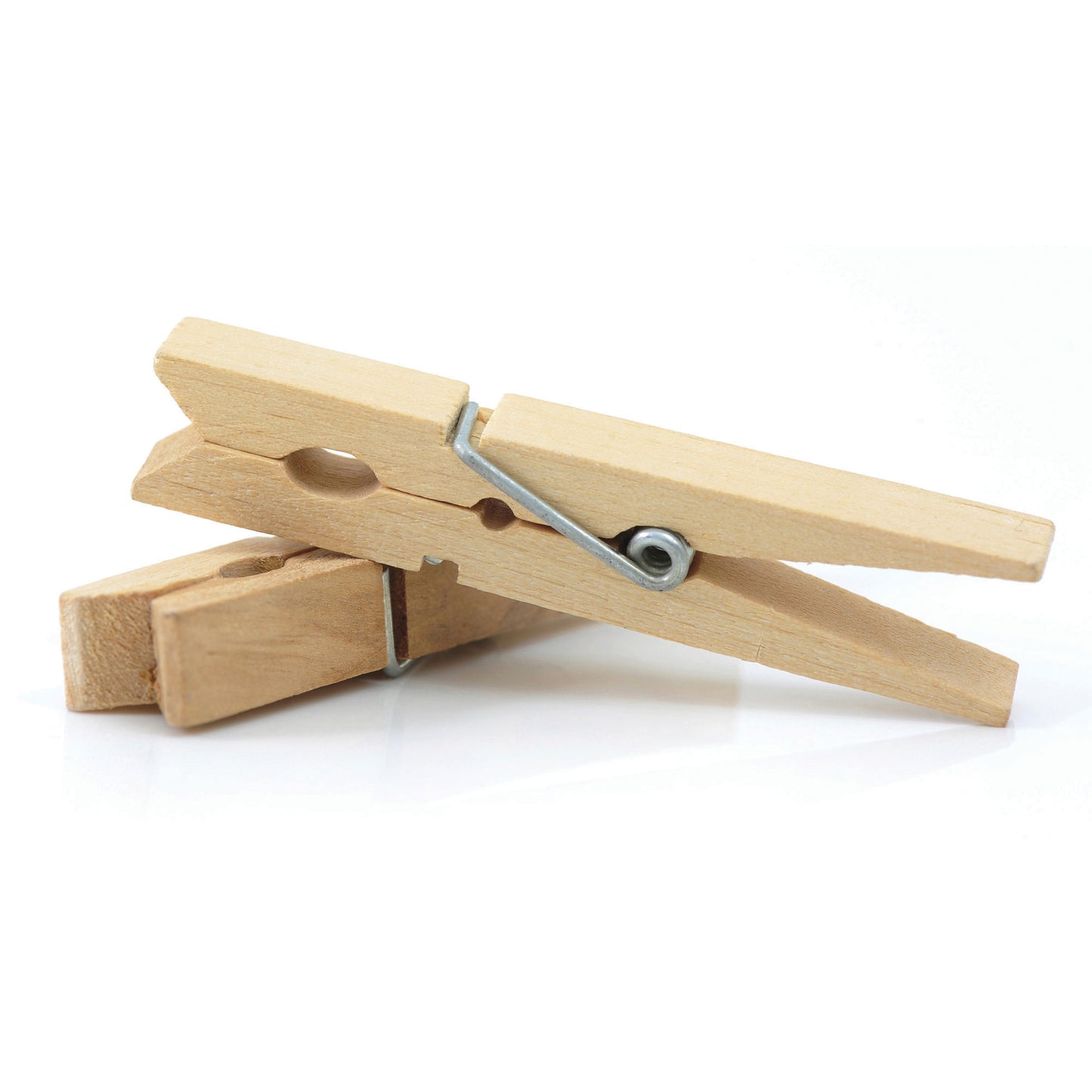 Spring Clothespins, Natural, Extra-Large, 3-3/8", 50 Pieces