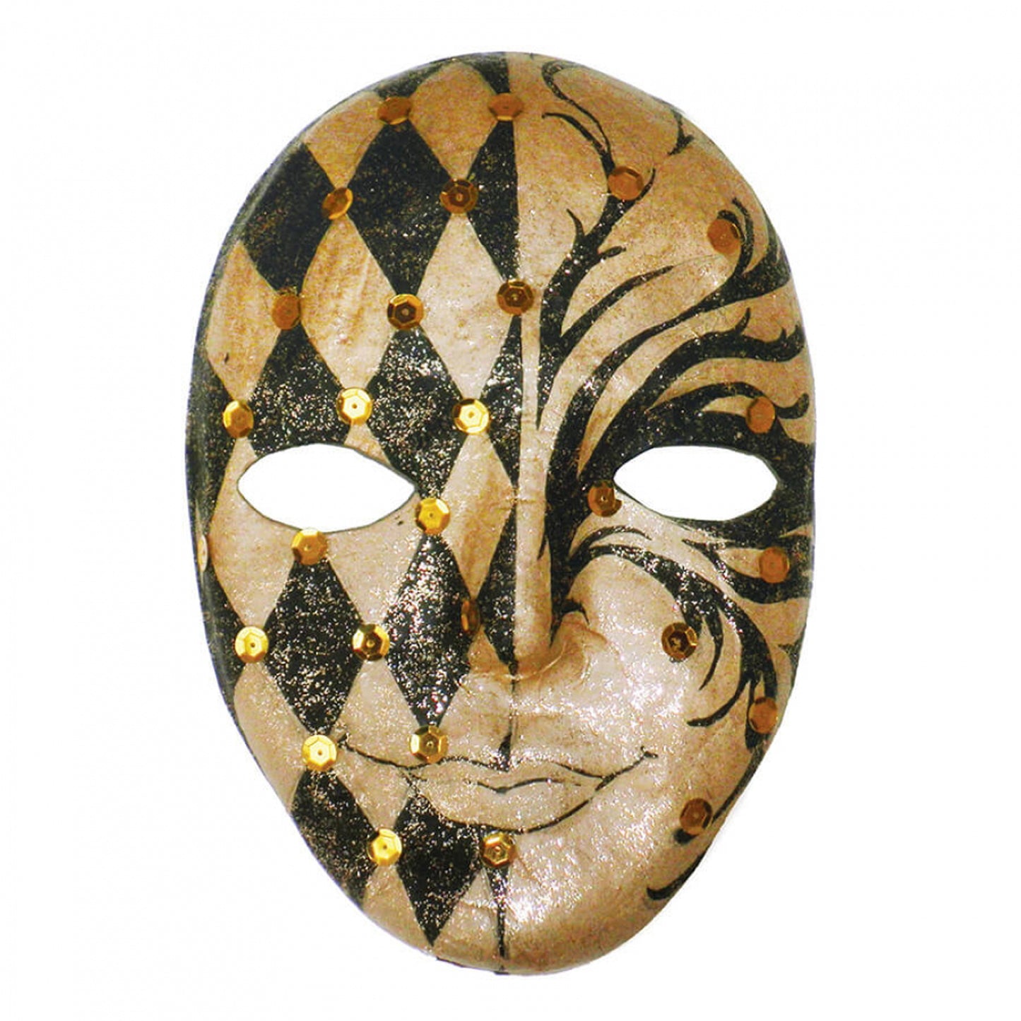 Papier Mache Mask, Pack of 12