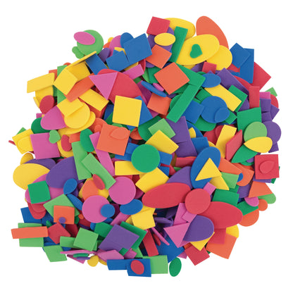 WonderFoam® Craft Tub, Foam Shapes, Assorted Sizes, 1/2 lb. Per Pack, 2 Packs