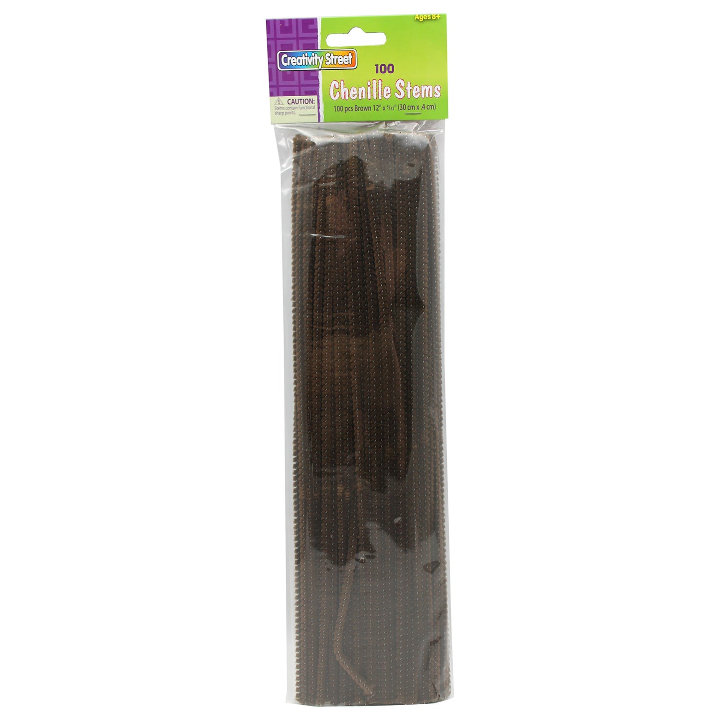 Regular Stems, Brown, 12" x 4 mm, 100 Pieces