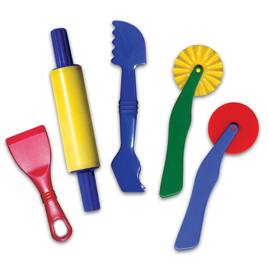 Dough Tools, 5 Assorted Patterns, 5" to 8", 5 Pieces