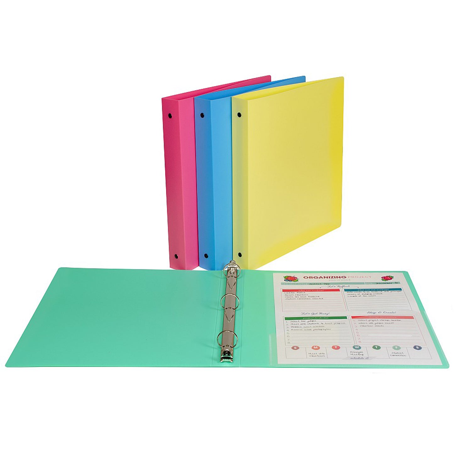 3-Ring Binder, 1" Capacity