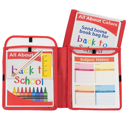 Homework Connector Folder, Red