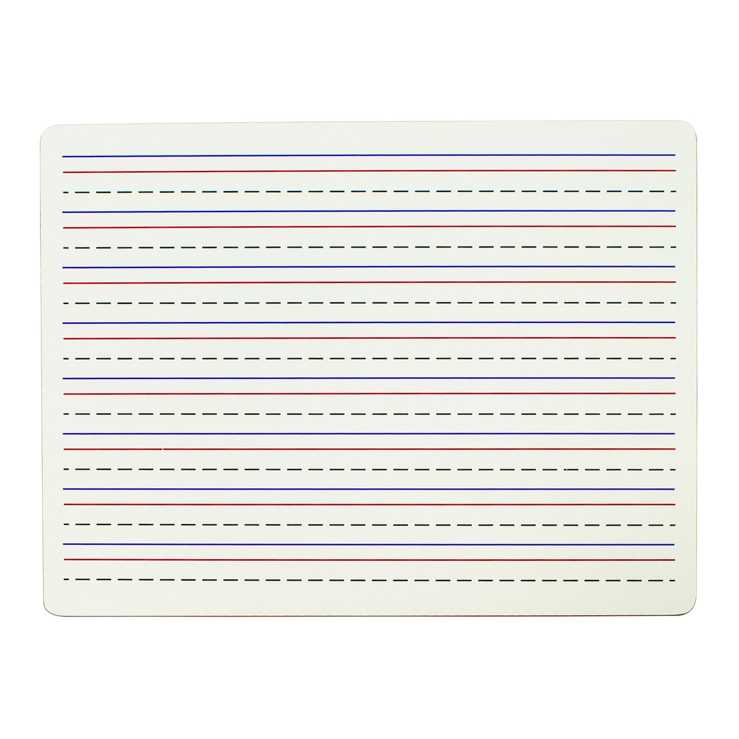 Two-Sided Dry Erase Lapboard, Lined on One Side, Pack of 6