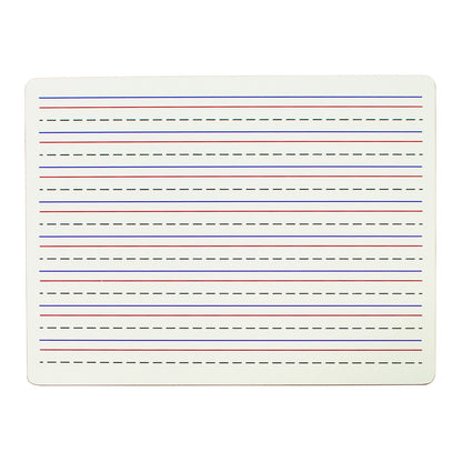 Two-Sided Dry Erase Lapboard, Lined on One Side, Pack of 6