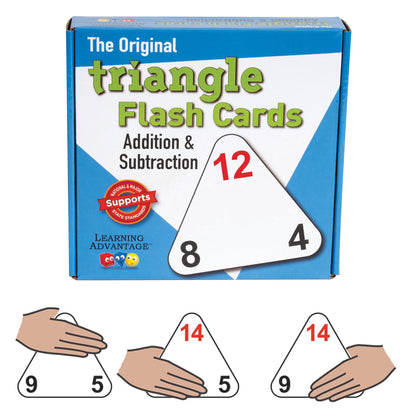 The Original Triangle Flash Cards - Addition & Subtraction - Set of 20