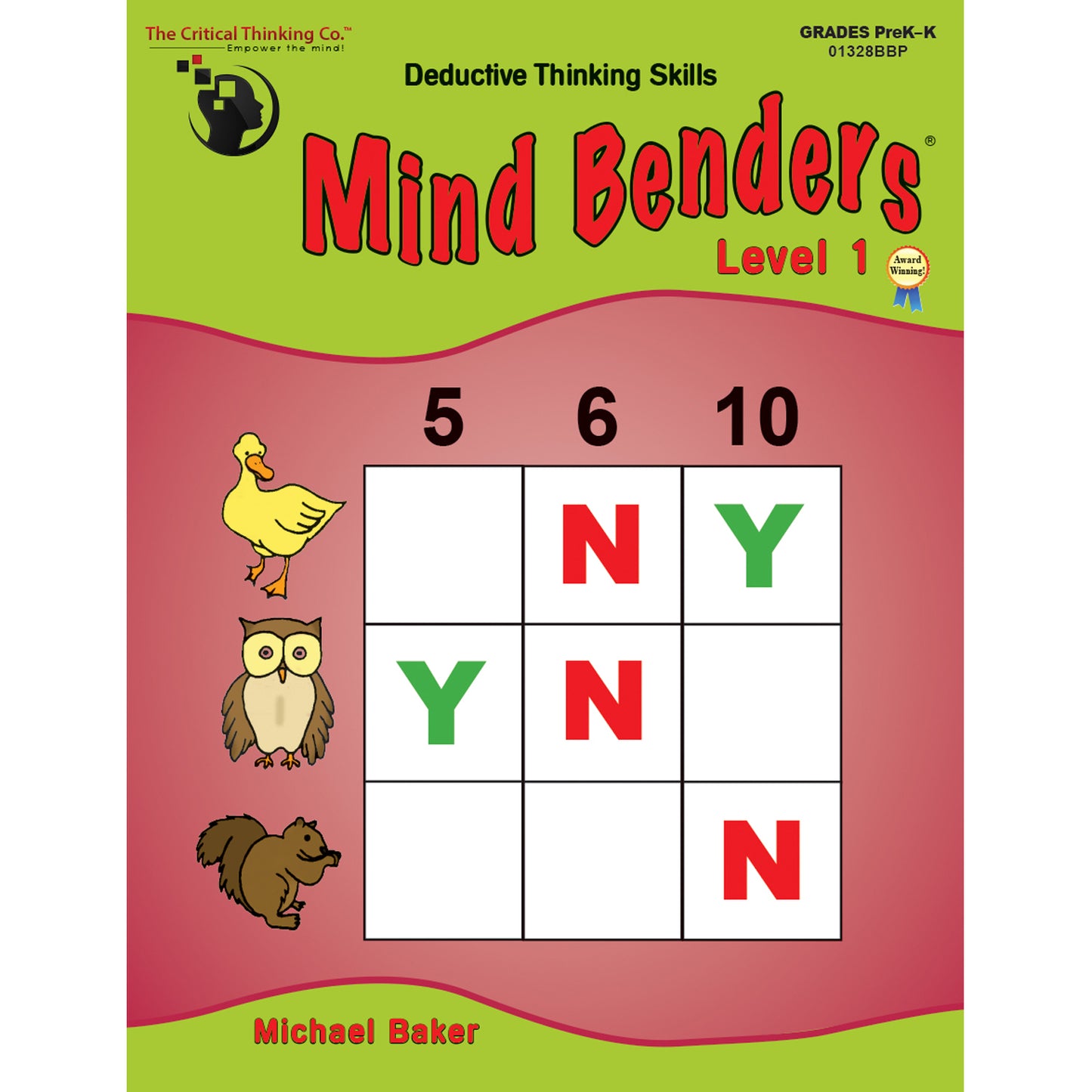 Mind Benders® Level 1, Grades PreK-K