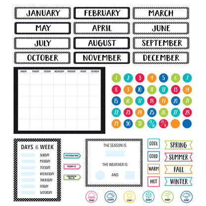 Core Decor Bulletin Board Calendar Set