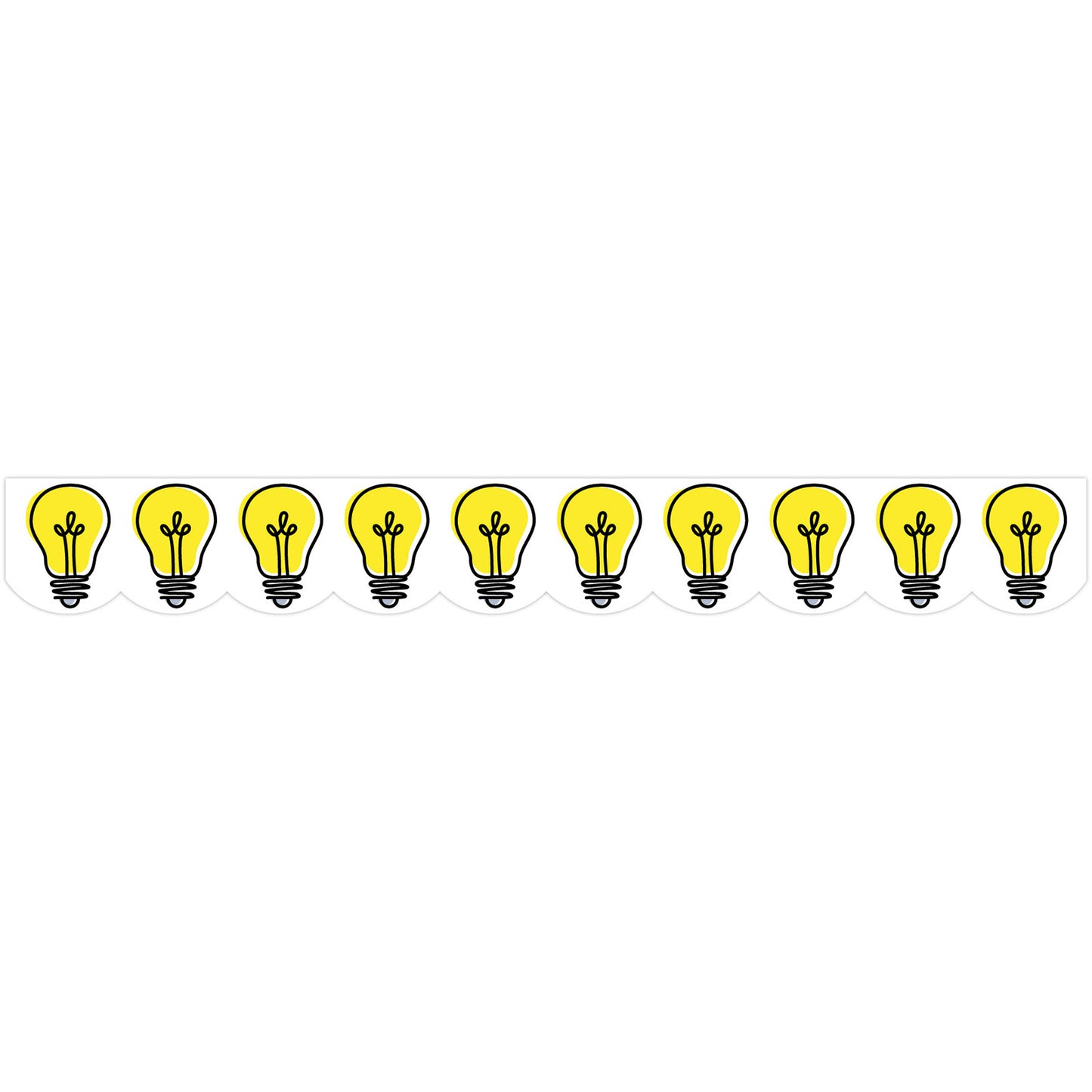 Doodle Lightbulbs EZ Border, 48 Feet