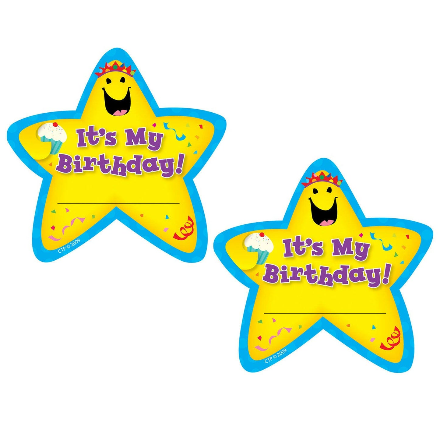 It’s My Birthday! Star Badges, 36 Per Pack, 3 Packs