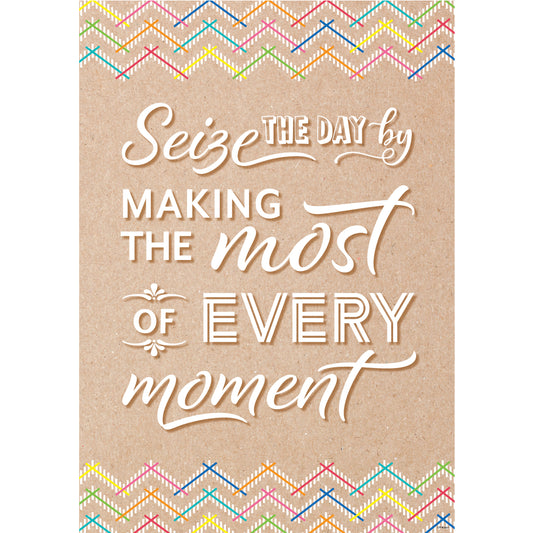 Seize The Day By... Inspire U Poster