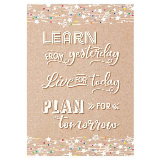 Learn. Live. Plan. Inspire U Poster